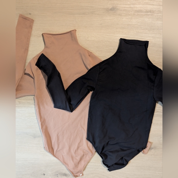 Two SKIMS Turtle Neck Bodysuits - Picture 2 of 5